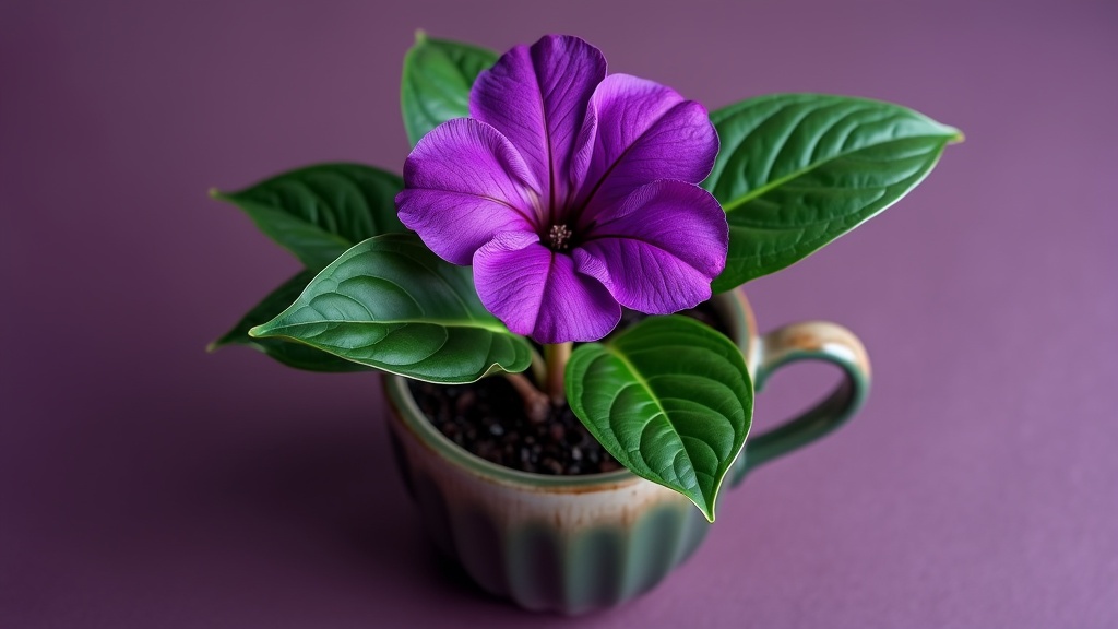 Violeta africana con floración abundante gracias a una correcta fertilización